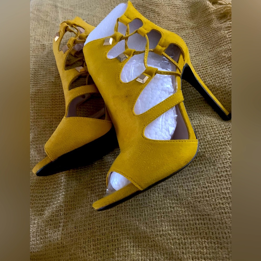 Womens 10.5CM Fish Mouth High Heel Sandals - Picture 4 of 10